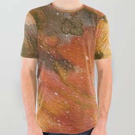 Abstract hand painted watercolor. Nice background All Over Graphic Tee