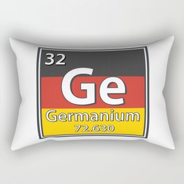 Germanium - Germany Flag German Science Rectangular Pillow