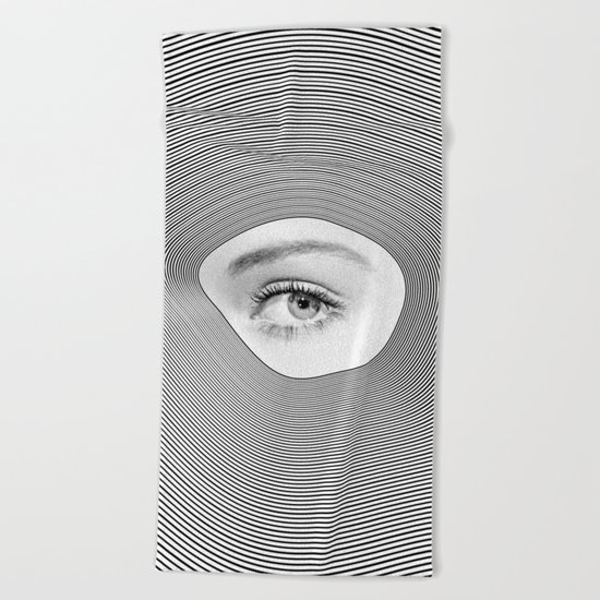 Is there anybody out there Beach Towel