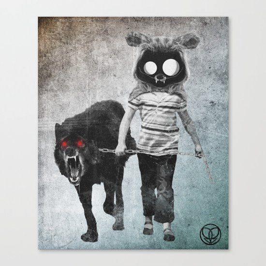 out for a walk Canvas Print