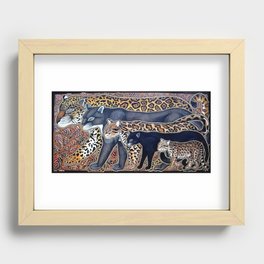 Big cats of Costa Rica Recessed Framed Print