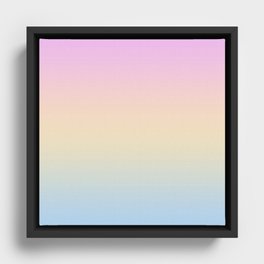 Gradient 18 Framed Canvas