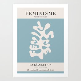 L'ART DU FÉMINISME IV — Feminist Art — Matisse Exhibition Poster Art Print