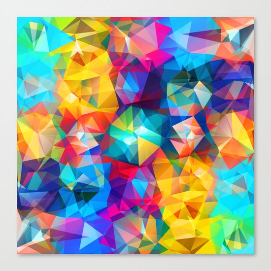 Summer Triangles Canvas Print