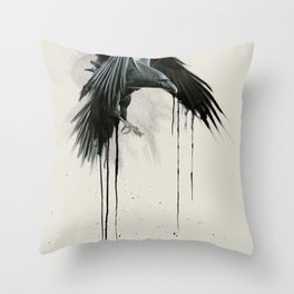 The Raven Throw Pillow