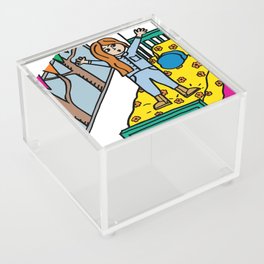 jumping on bed online delivery has finally arrived Acrylic Box