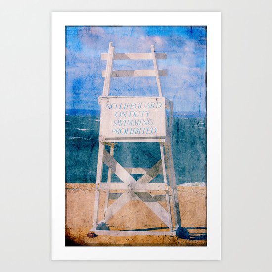 Life's a Beach Art Print