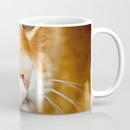 Adorable Ginger Tabby Cat Posing Coffee Mug | Painting, Tabbycatlover, Cats, Catart, Ginger, Gingercat, Tabby, Tabbycat, Orange, Orangecat 