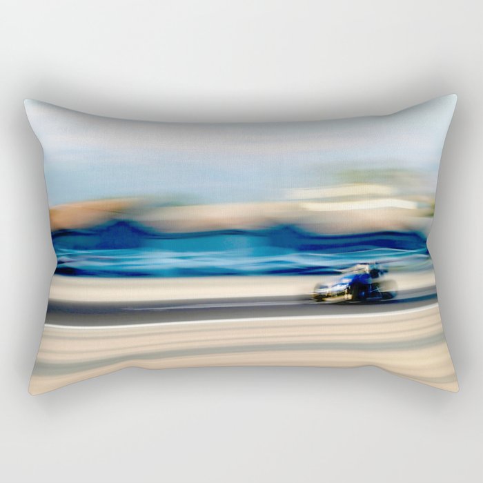 Speed Car Race In Santa Paula Rectangular Pillow