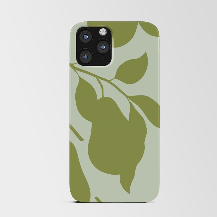 Green Pears iPhone Card Case