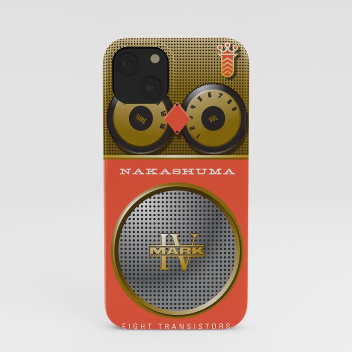 the Nakashuma Mark 2 in Coral iPhone Case