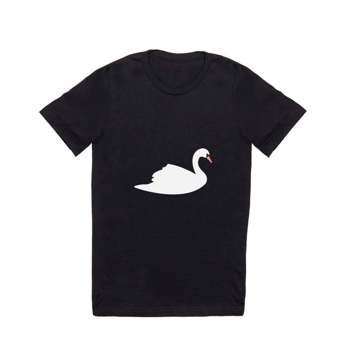 Swan Pattern on Pink 030 T Shirt