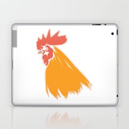 Rooster Cock Head Feather Chicken Bird Gift Laptop & iPad Skin