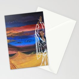 Dancing in the desert Stationery Card