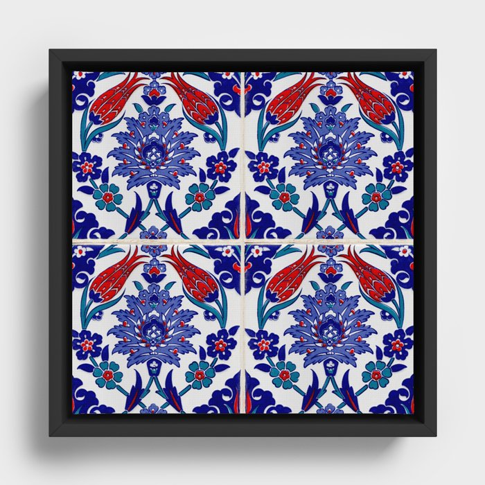 talavera mexican tile_1 Framed Canvas