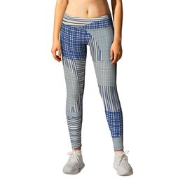 Blue Rivers Geometric    Leggings