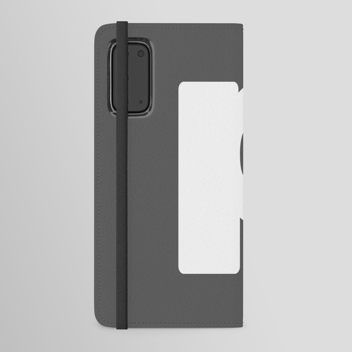 p (White & Grey Letter) Android Wallet Case