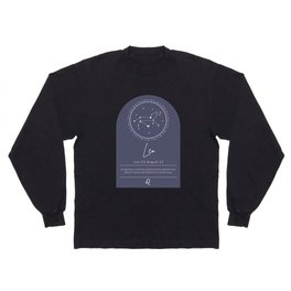Leo Zodiac | Denim Arch Long Sleeve T-shirt