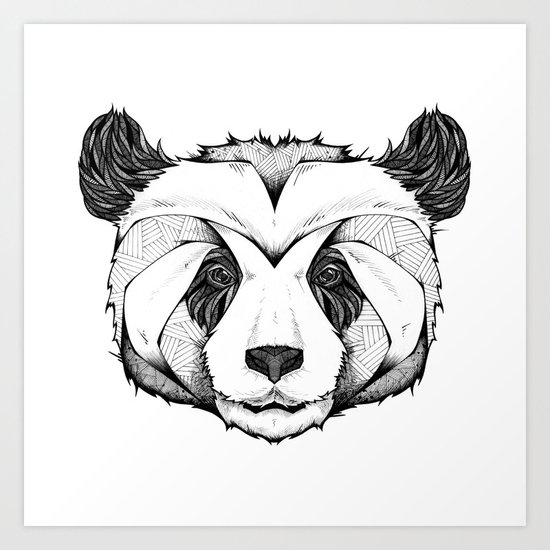 Panda Art Print