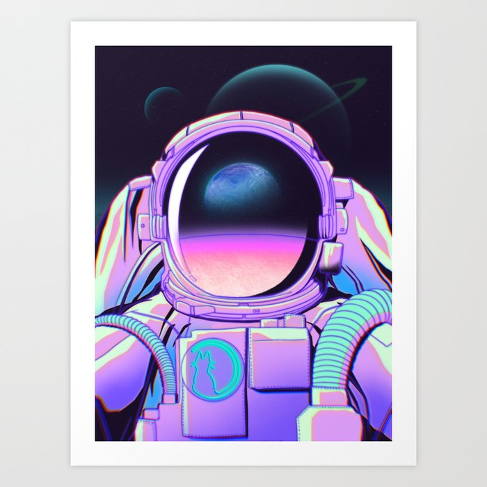 Space Travel 20XX Art Print