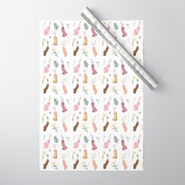 Flower Dicks Wrapping Paper