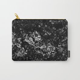 Black and white Carry-All Pouch | Old, Marble, Rough, White, Material, Splat, Monochrome, Overlay, Paper, Black 