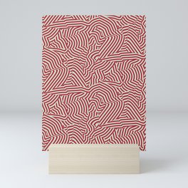 Lines? abstract line art Mini Art Print