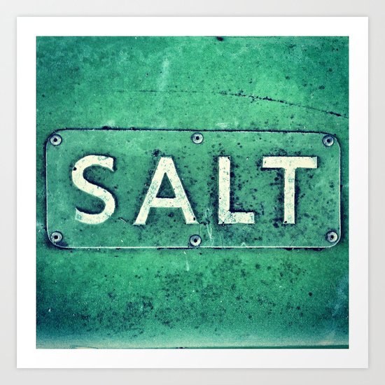 S A L T Art Print