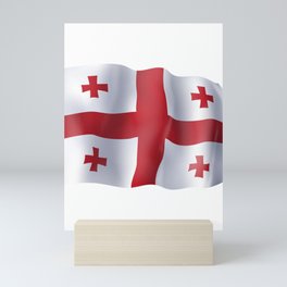 Georgia flag Mini Art Print
