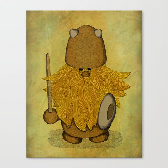 Hirsute Viking Homunculus Canvas Print