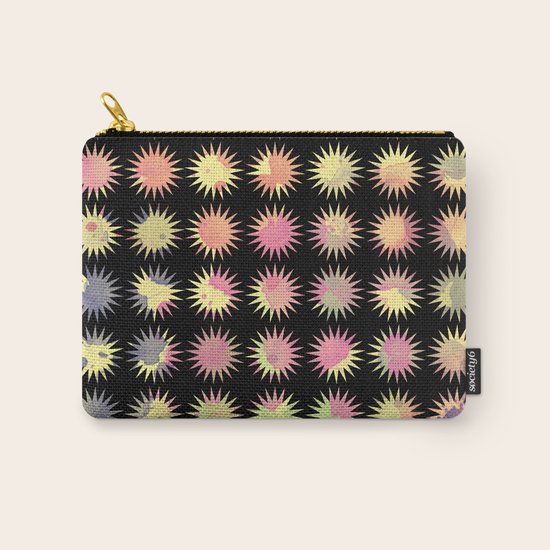 Colorful Sun Pattern Carry-All Pouch
