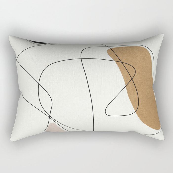 Thin Flow II Rectangular Pillow