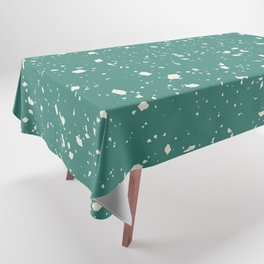 Green Blue Terrazzo Seamless Pattern Tablecloth