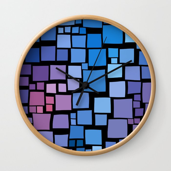 Everywhere Square 24 Wall Clock