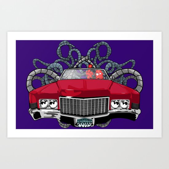 Caddy Art Print