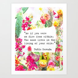 Pablo Neruda Art Prints For Any Decor Style Society6