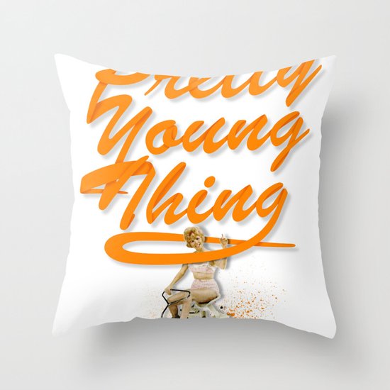 P.Y.T Throw Pillow