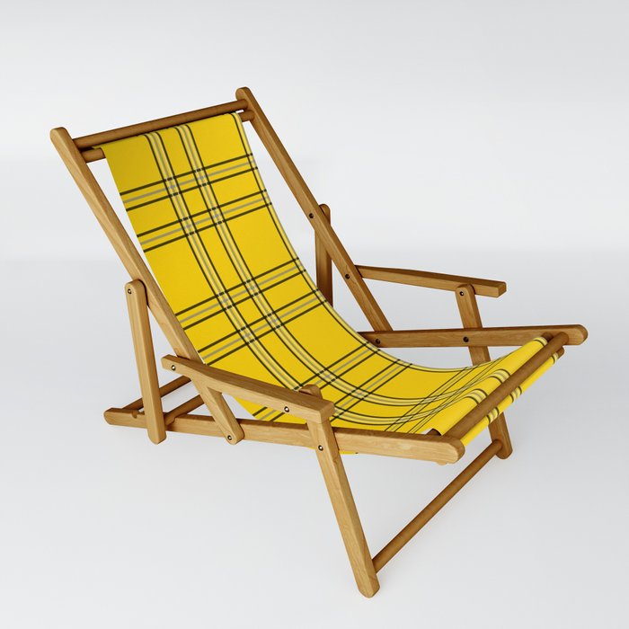 Clueless Plaid Sling Chair by Lady Wave Society6