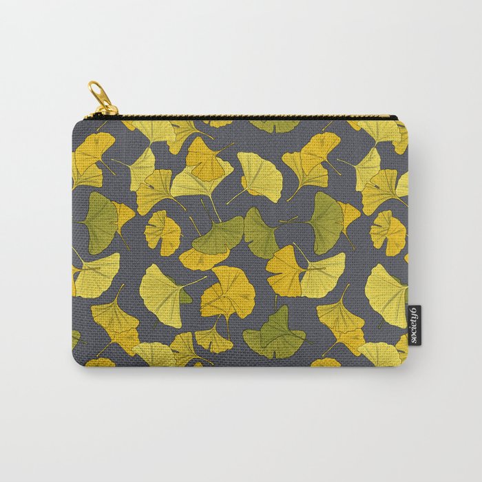 Fallen Gingko Carry-All Pouch