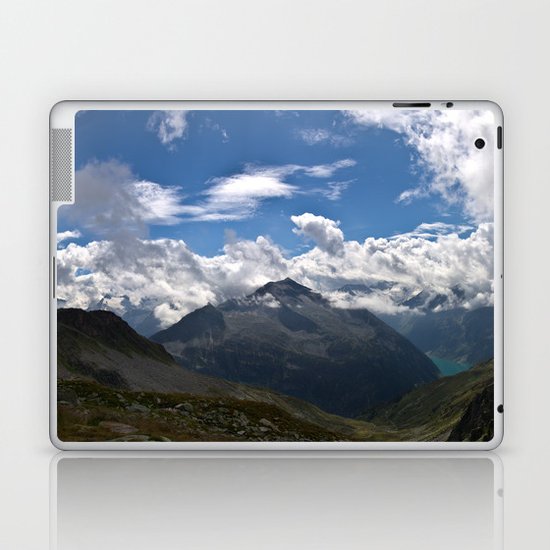 Schlegeis, Austria | Panorama Laptop & iPad Skin