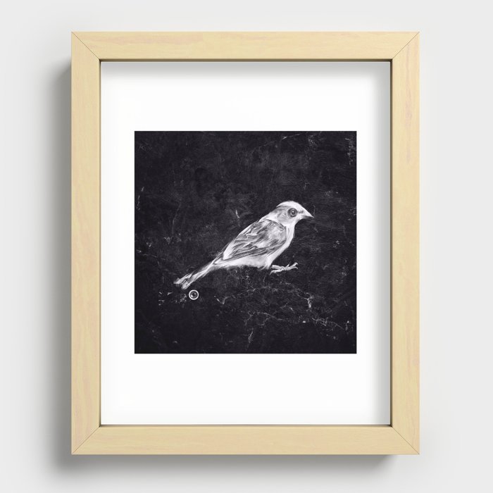Sparrow Recessed Framed Print