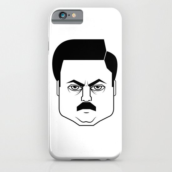 Ron Swanson iPhone & iPod Case
