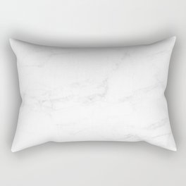 White Marble II Rectangular Pillow