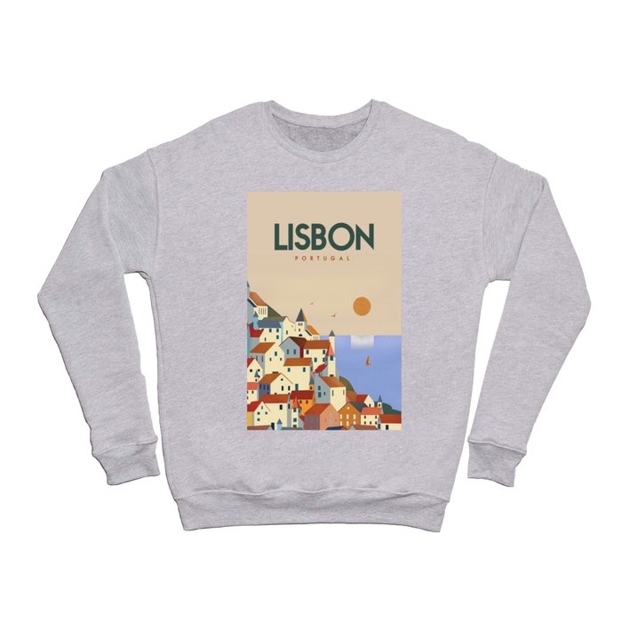 Lisbon Portugal Crewneck Sweatshirt