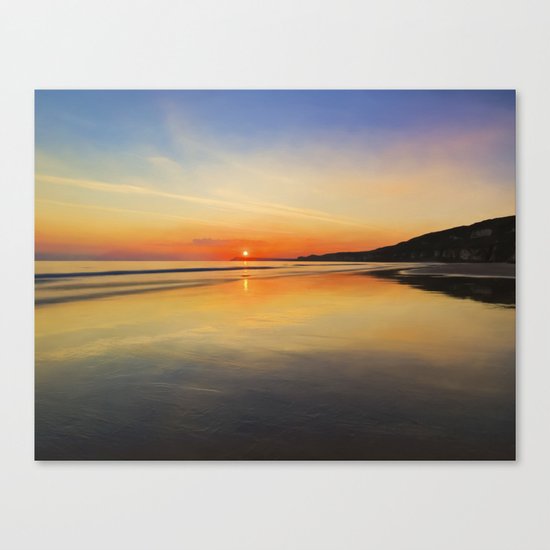 Dawn colours Canvas Print
