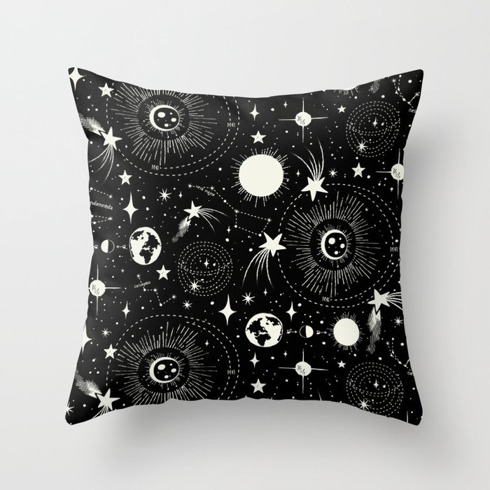 Solar System Throw Pillow