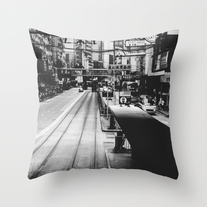 Canal Road West Throw Pillow