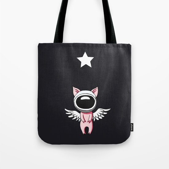 Piglet in Space Tote Bag