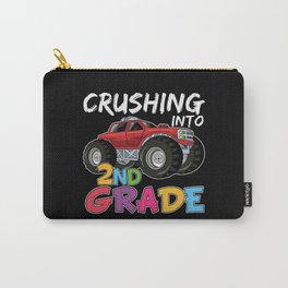 Crushing Into 2nd Grade Monster Truck Carry-All Pouch