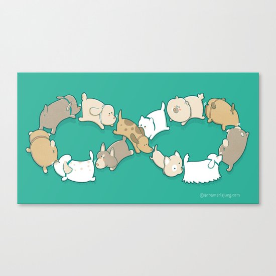 Moebius Sniff Canvas Print